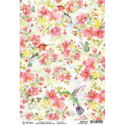 Ciao Bella NatureS Midst - Rice Paper 5 Sheets - Lilly Grace Crafts