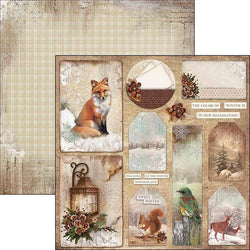 Ciao Bella Color of winter is in our imagination - 12x12 sheet - 12 pack - Lilly Grace Crafts