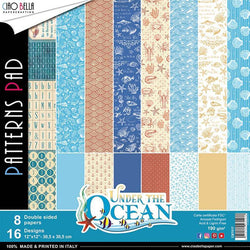 Ciao Bella Under the Ocean - 12x12 Patterns Pad - Lilly Grace Crafts