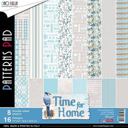 Ciao Bella Time for Home  - Patterns Pad 12x12 - Lilly Grace Crafts