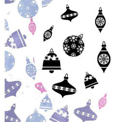 Card-io Stamps Bells and Baubles - Majestix Clear Peg Stamp - Lilly Grace Crafts