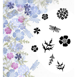 Card-io Stamps Wild Flowers Clear Stamps - Lilly Grace Crafts