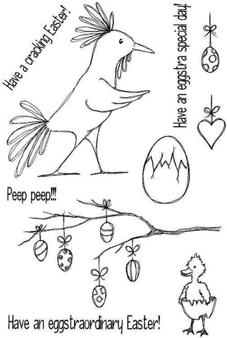 LM A6 Peep Peep - Clear Stamp - Lilly Grace Crafts