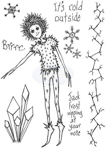 Lindsay Mason Designs Jack Frost Clear Stamp - Lilly Grace Crafts