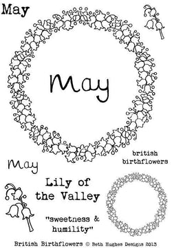 British Birthflowers May Beth Hughes - Lilly Grace Crafts