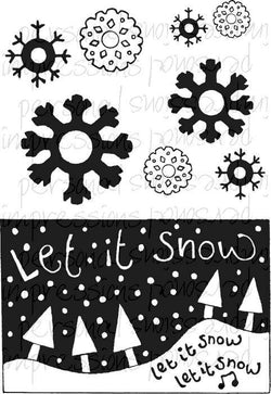 BH Let it Snow A6 - Lilly Grace Crafts