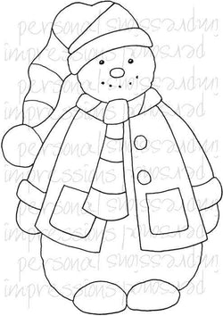Lindsay Mason Designs Zendoodle Snowman A6 Clear Stamp - Lilly Grace Crafts