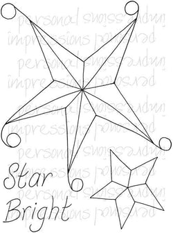 Lindsay Mason Designs Zendoodle Star Bright A6 Clear Stamp - Lilly Grace Crafts