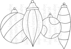 Lindsay Mason Designs Zendoodle Baubles A6 Clear Stamp - Lilly Grace Crafts