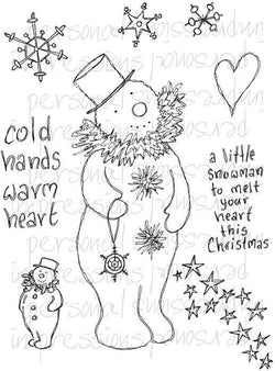 Lindsay Mason Designs Cold Hands Warm Heart A6 Clear Stamp - Lilly Grace Crafts