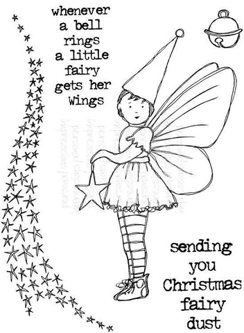 Lindsay Mason Designs Little Fairy A6 Clear Stamp - Lilly Grace Crafts