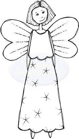 Lindsay Mason Designs Clear Stamp - Fairy Christmas - Lilly Grace Crafts