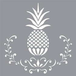 DecoArt Posh Pineapple Stencil - Lilly Grace Crafts