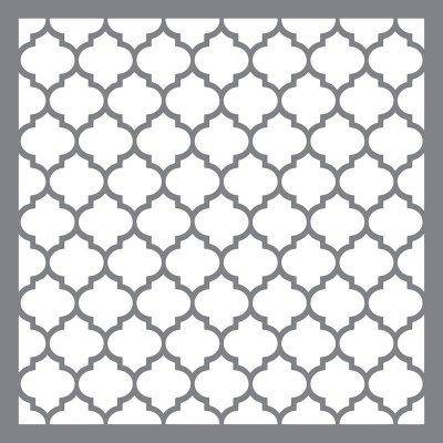 DecoArt Classic Quatrefoil Stencil - Lilly Grace Crafts