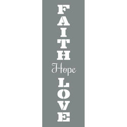 DecoArt Faith Stencil Pack of 2 - Lilly Grace Crafts