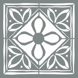 DecoArt Lotus Tile Stencil - Lilly Grace Crafts