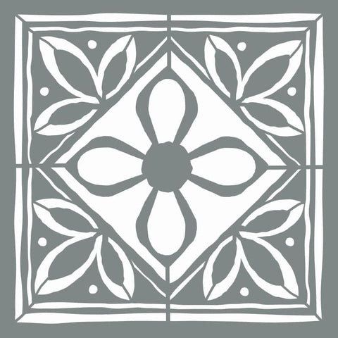 DecoArt Lotus Tile Stencil - Lilly Grace Crafts