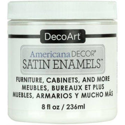 DecoArt Pure White Satin Enamels - Lilly Grace Crafts