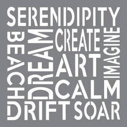 DecoArt Serendipity  8x8 Stencils - Lilly Grace Crafts