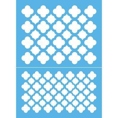 DecoArt Quatrefoil Stencil - Lilly Grace Crafts