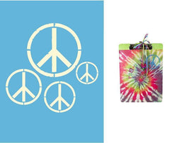 DecoArt Peace Signs Stencil - Lilly Grace Crafts