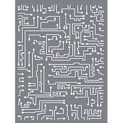 DecoArt Short Circuit Stencil - Lilly Grace Crafts