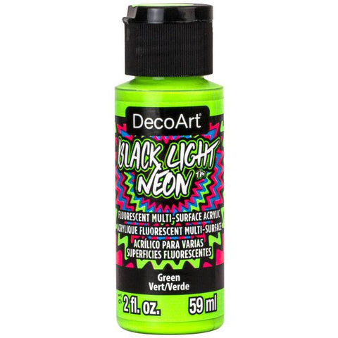 DecoArt Green Black Light Neon - Lilly Grace Crafts