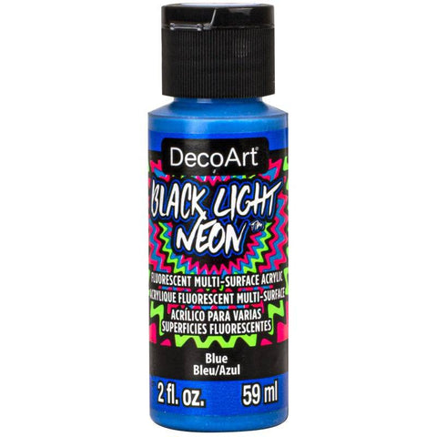 DecoArt Blue Black Light Neon - Lilly Grace Crafts