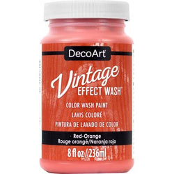 DecoArt Red Orange Vintage Effect Wash - Lilly Grace Crafts