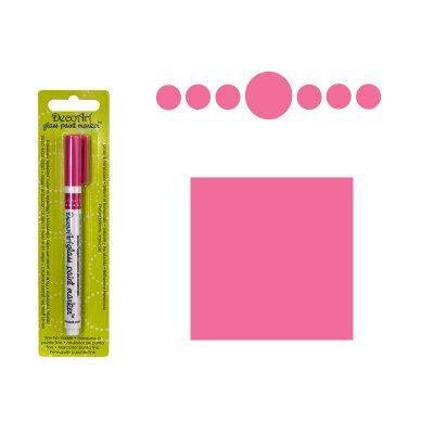 DecoArt Fushia Glass Marker 1mm - Lilly Grace Crafts