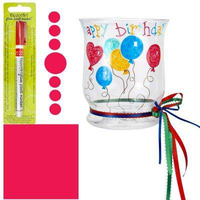 DecoArt Red Glass Marker 1mm - Lilly Grace Crafts