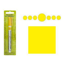 DecoArt Yellow Glass Marker 1mm - Lilly Grace Crafts