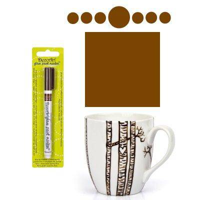 DecoArt Brown Glass Marker 1mm - Lilly Grace Crafts