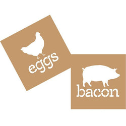DecoArt Bacon and Eggs - Lilly Grace Crafts