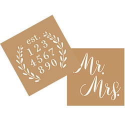 DecoArt Mr. and Mrs. - Lilly Grace Crafts