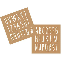 DecoArt Farmhouse Font - Lilly Grace Crafts