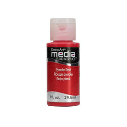 DecoArt Pyrrole Red (Media Paint) - Lilly Grace Crafts
