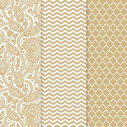 DecoArt Gold Trends Decoupage Paper - Lilly Grace Crafts