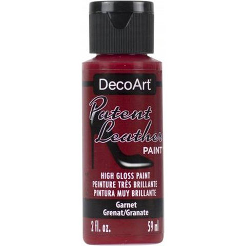 DecoArt Garnet Patent Leather 2oz - Lilly Grace Crafts