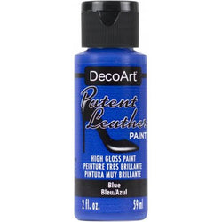 DecoArt Blue Patent Leather 2oz - Lilly Grace Crafts