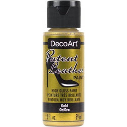 DecoArt Gold Patent Leather 2oz - Lilly Grace Crafts