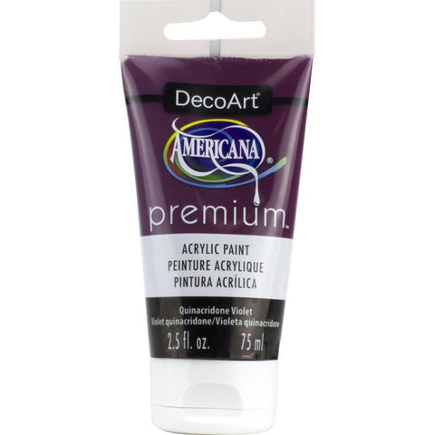 DecoArt Quinacridone Violet Premium Acrylic - Lilly Grace Crafts