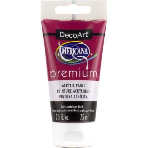 DecoArt Quinacridone Red Premium Acrylic - Lilly Grace Crafts