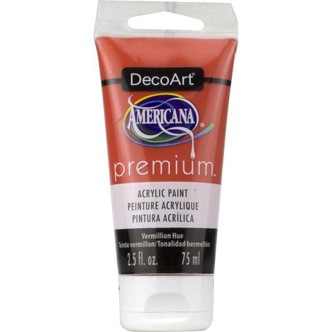 DecoArt Vermillion Hue Premium Acrylic - Lilly Grace Crafts