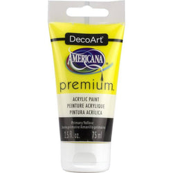 DecoArt Primary Yellow Premium Acrylic - Lilly Grace Crafts