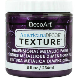 DecoArt Plum Texture Metallic - Lilly Grace Crafts