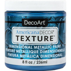 DecoArt Deep Turquoise Texture Metallic - Lilly Grace Crafts