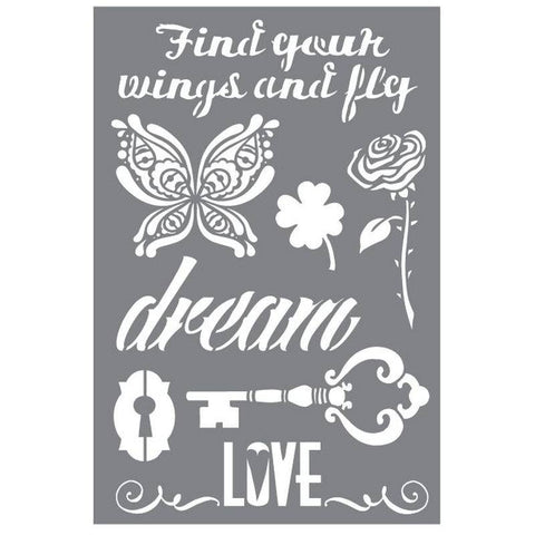 DecoArt Spirited Stencil - Lilly Grace Crafts