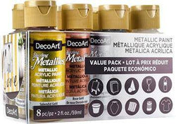 DecoArt Dazzling Metallics - 8 carton pack - Lilly Grace Crafts