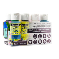 DecoArt Patio Paint - 8 carton pack - Lilly Grace Crafts